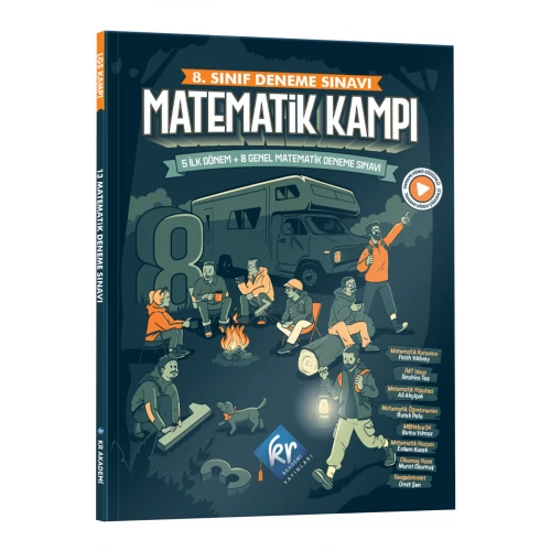 8. Sınıf Deneme Sınavı Matematik Kampı KR Akademi Yayınları