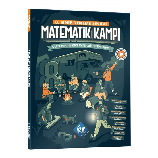 8. Sınıf Deneme Sınavı Matematik Kampı KR Akademi Yayınları