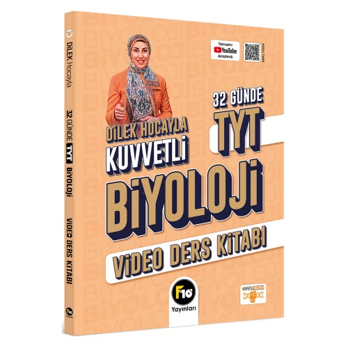 Dilek Hocayla 32 Günde TYT Biyoloji Video Ders Kitabı F10 Yayınları Dilek Hocayla 32 Günde TYT Biyoloji Video Ders Kitabı F10 Yayınları