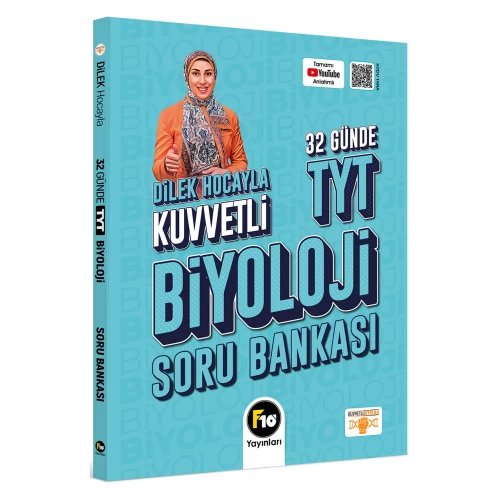 Dilek Hocayla 32 Günde TYT Biyoloji Soru Bankası F10 Yayınları Dilek Hocayla 32 Günde TYT Biyoloji Soru Bankası F10 Yayınları