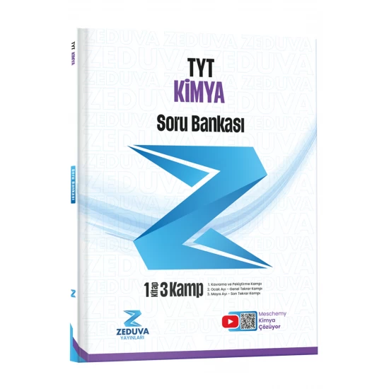 Zeduva Yayınları Meschemy Kimya TYT Kimya 1 Kitap 3 Kamp Soru Bankası