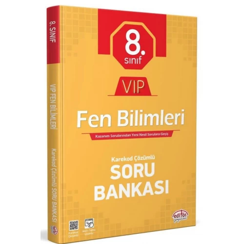 8. Sınıf VIP Fen Bilimleri Soru Bankası Editör Yayınları