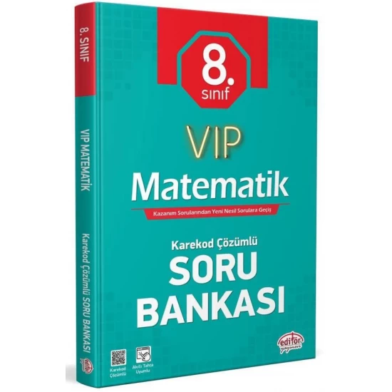 8. Sınıf VIP Matematik Soru Bankası Editör Yayınları