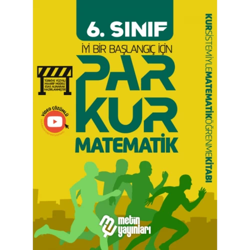 Metin Yayınları 6. Sınıf Parkur Matematik Öğrenme Kitabı