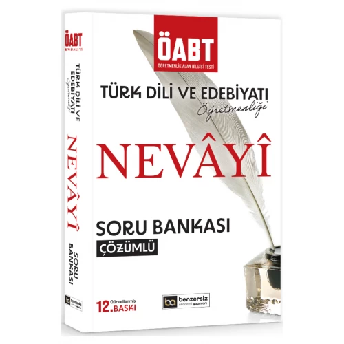 ÖABT Nevayi Türk Dili ve Edebiyatı Öğretmenliği Çözümlü Soru Bankası Benzersiz Akademi Yayınları