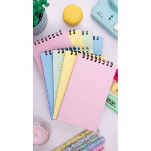 Dream Notes 9x15cm 8'li Çizgili Not Defteri Seti - Renkli Kutu