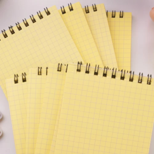 Dream Notes 9x15cm 8'li Kareli Not Defteri Seti - Sarı